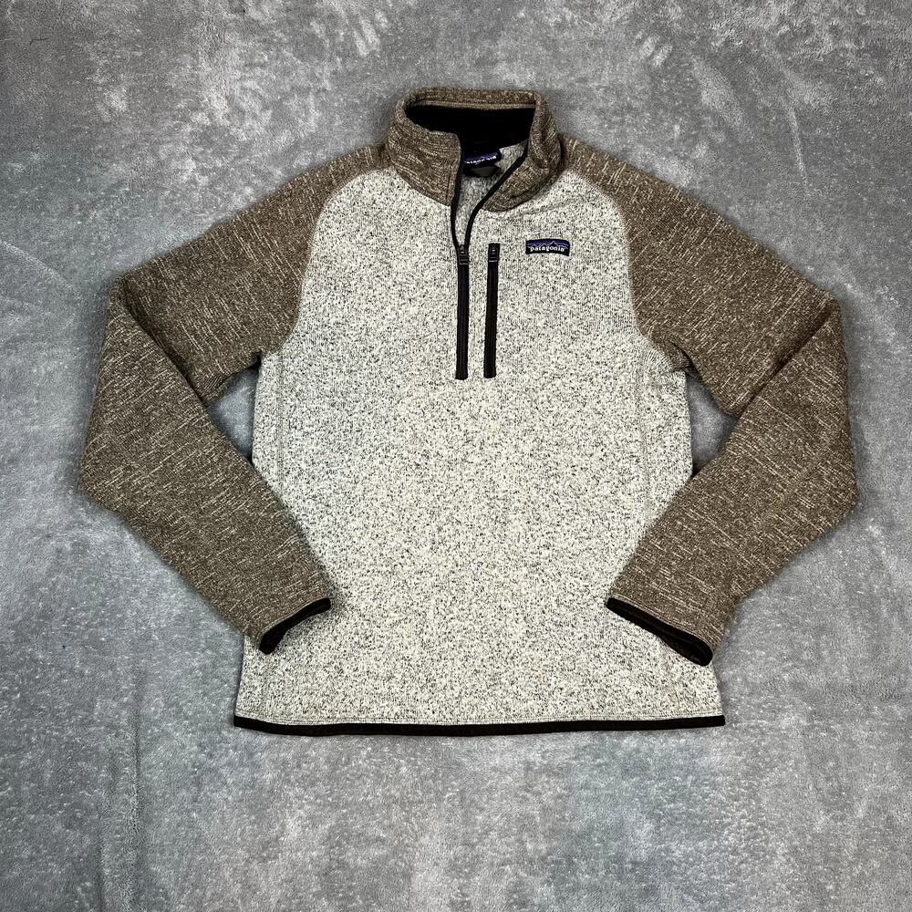 Patagonia‎ Better Sweater Womens S Brown Colorblock Performance Outdoor Hiking